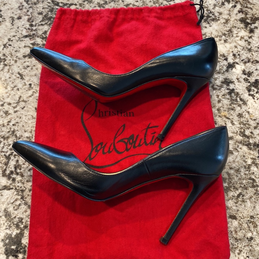 Black Christian Louboutin Stilettos - Picture 5 of 7